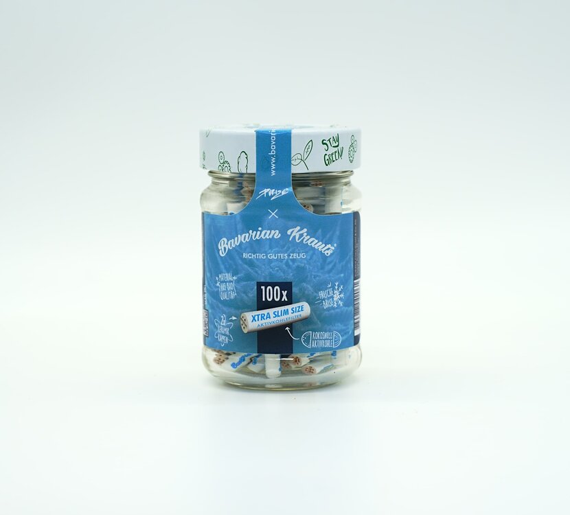 Bavarian Krauts x PURIZE&reg; Glas I 100 XTRA Slim Size Blau