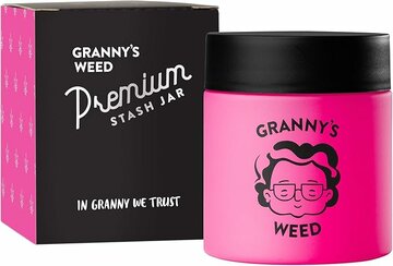 Granny&#039;s&reg; Premium Stash Jar (Pink)