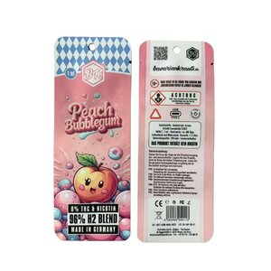 H2 Superior Blend 96% BK Vapes Peach Bubblegum 1ml