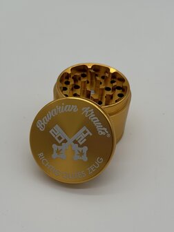 Bavarian Krauts Alu Grinder Gold &#039;&#039;Schl&uuml;ssel&#039;&#039;