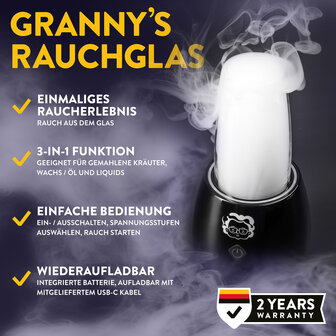 Granny&#039;s Rauchglas