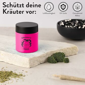Granny&#039;s&reg; Premium Stash Jar (Pink)
