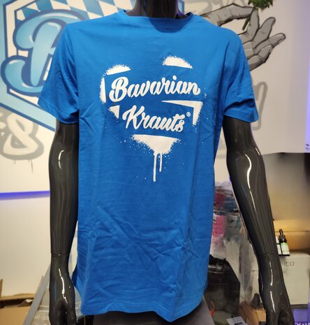 Bavarian Krauts T-Shirt "Löwe" blau