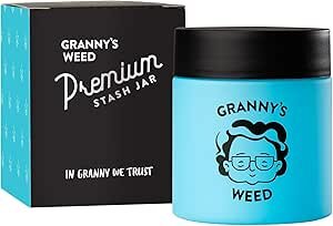 Granny's® Premium Stash Jar (Blau)