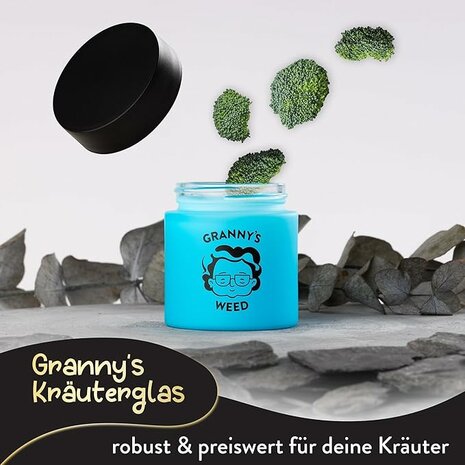 Granny's® Premium Stash Jar (Blau)