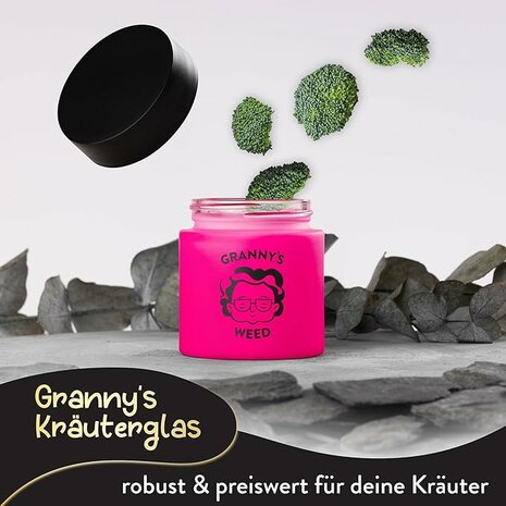 Granny's® Premium Stash Jar (Pink)