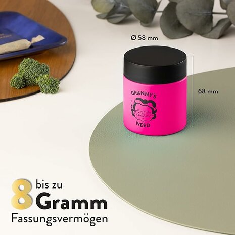 Granny's® Premium Stash Jar (Pink)